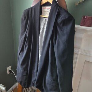 Anthropologie Cartonnier Black Blazer Jacket Size L